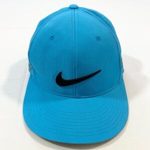 Nike Men’s XXL Golf VRS RZN FlexFit Fitted Baseball Cap Hat Swoosh Logo Blue EUC